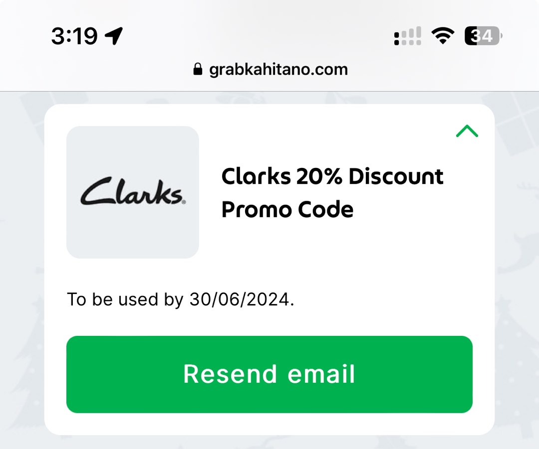Clarks sale hotsell code