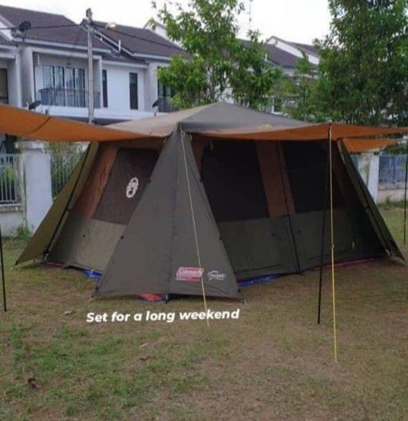 Coleman instant up 2025 10p gold series tent