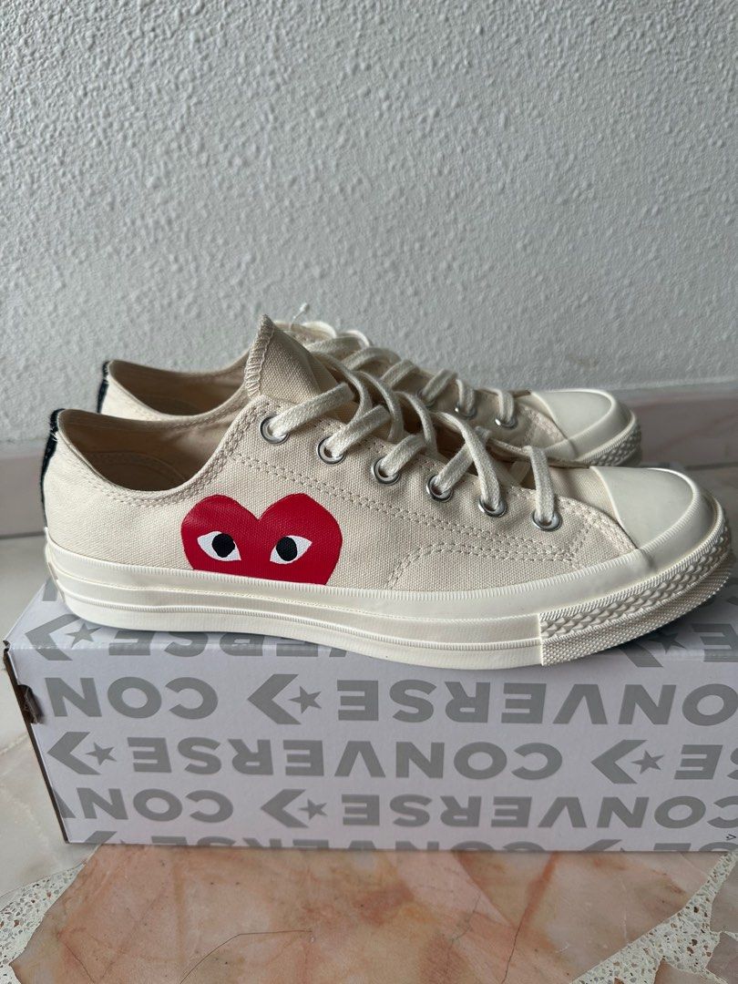 Cdg converse cream low new arrivals