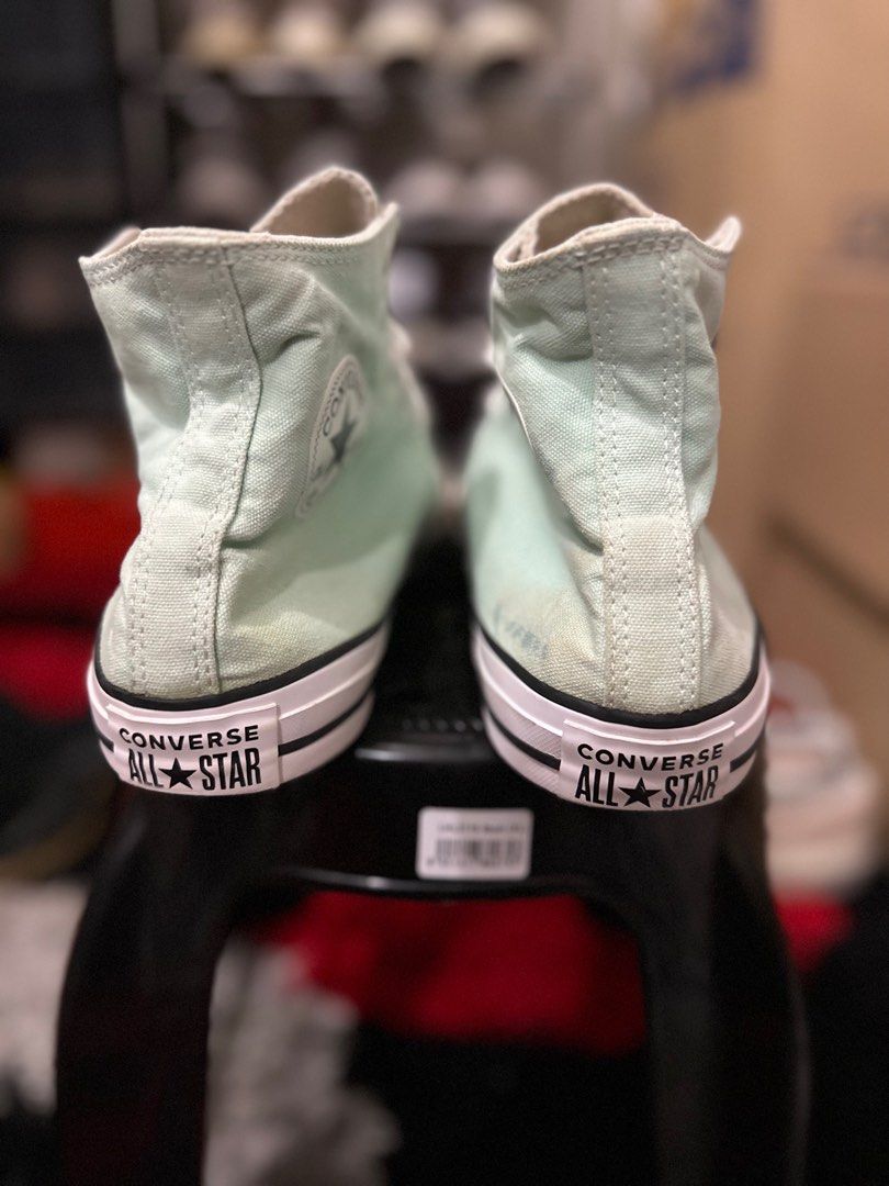 Mint green converse uk store