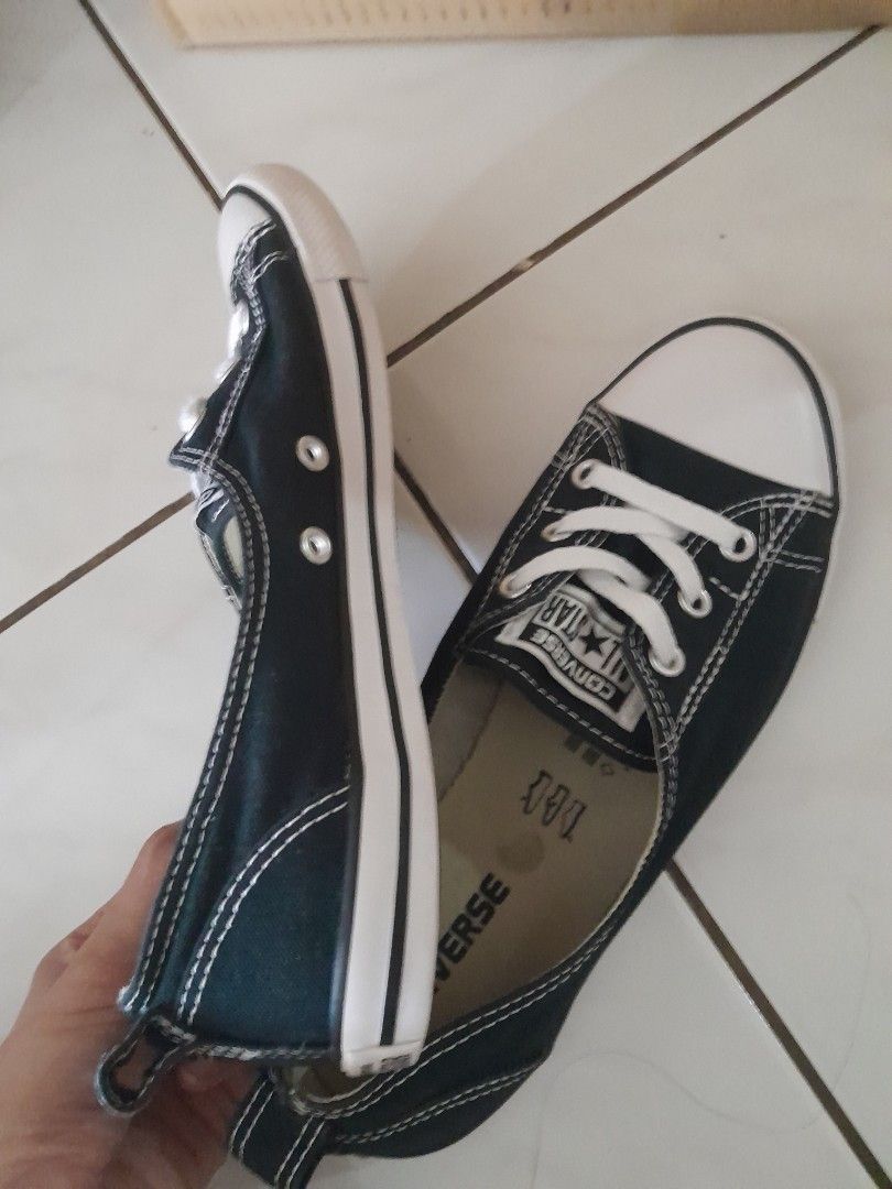 Converse ballet best sale lace black