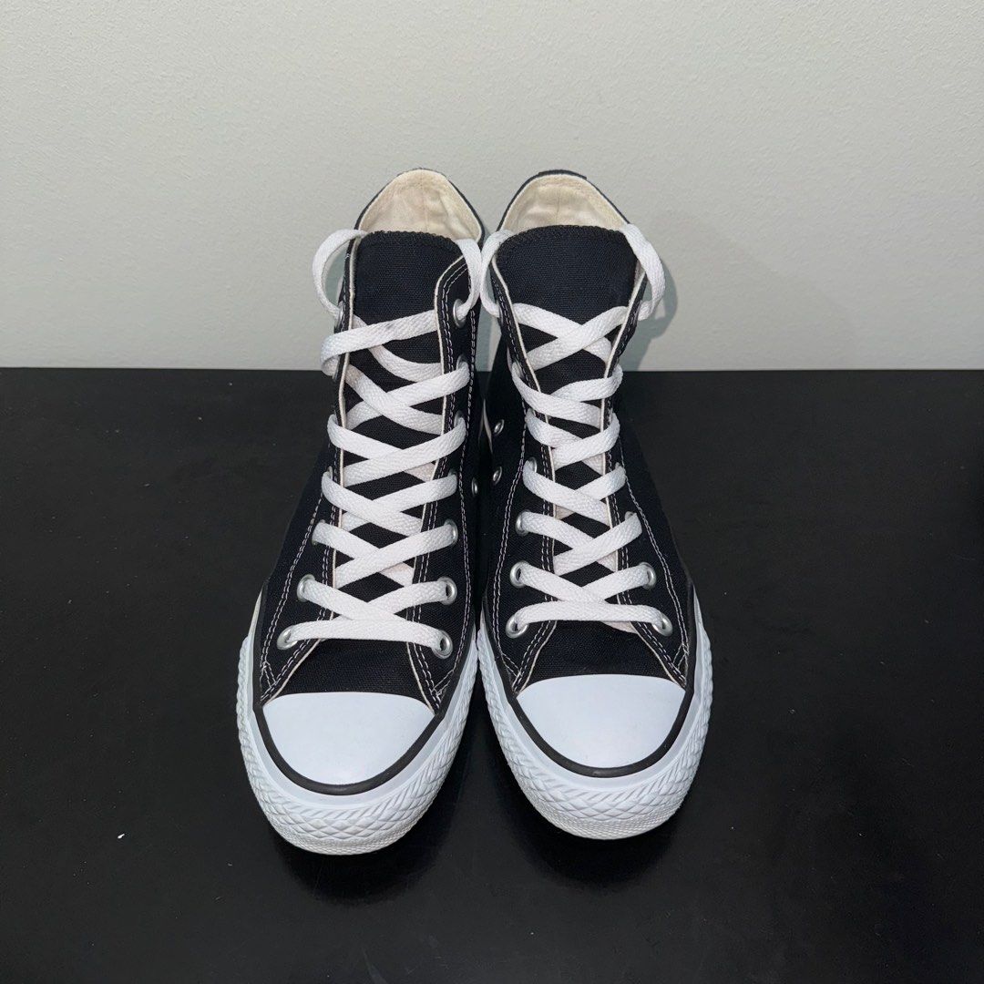 Converse Chuck Taylor All Star Black High Tops Women s Fashion