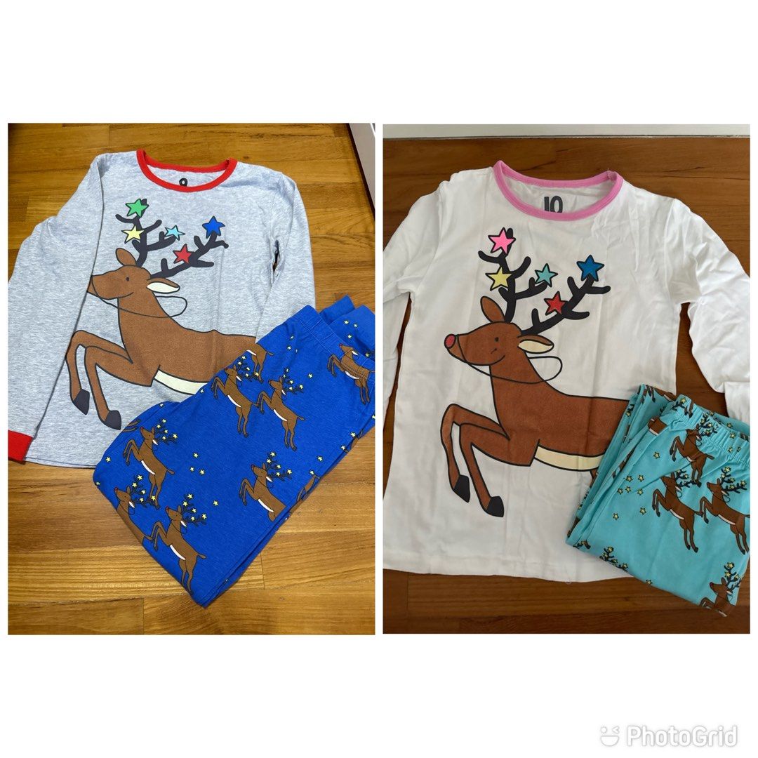 Matching boy and cheap girl christmas pyjamas