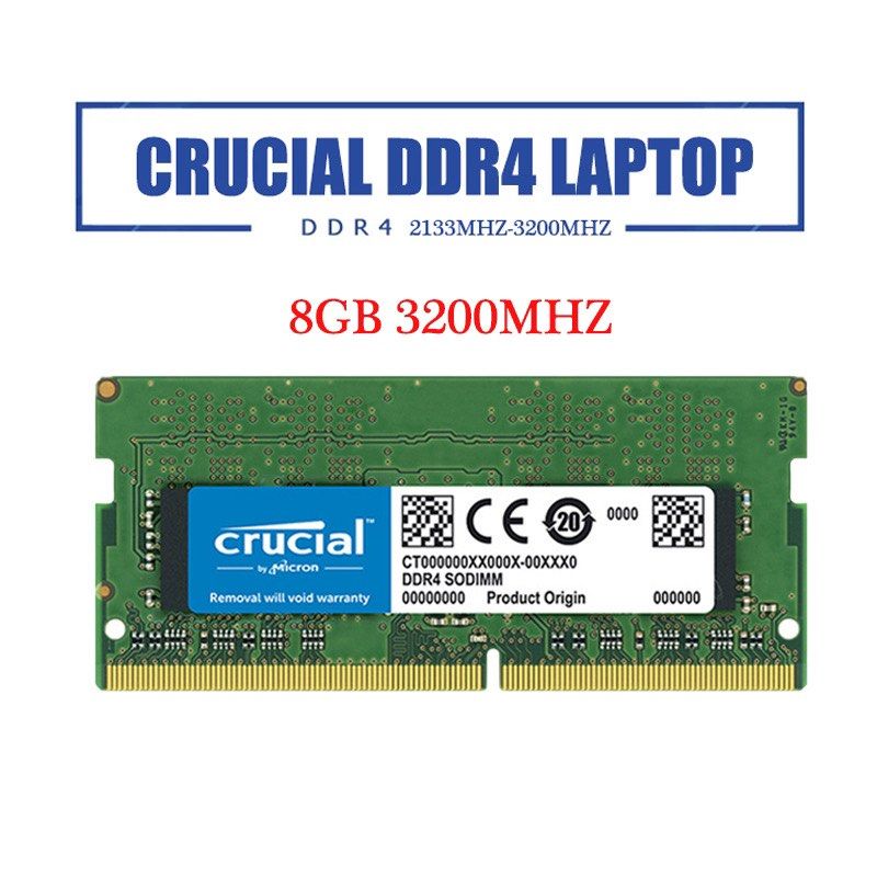 Crucial 8GB DDR4 3200Mhz Laptop Ram