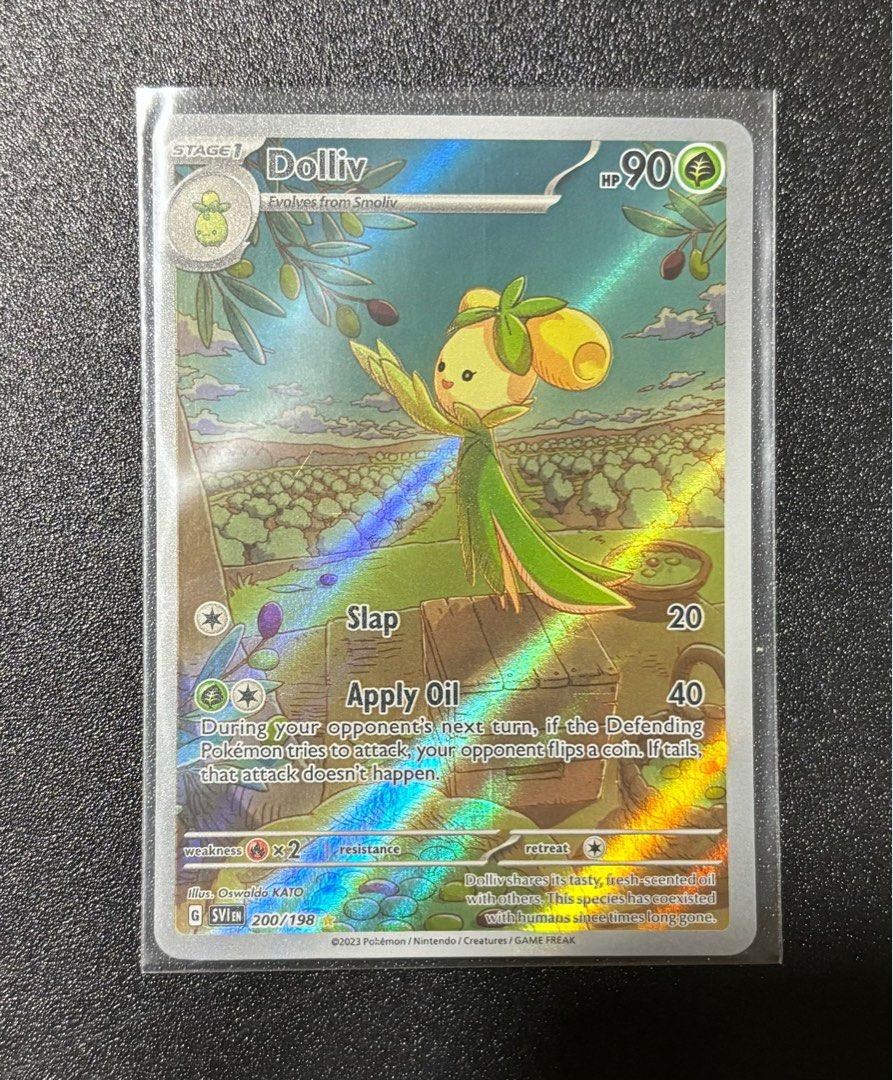 Dolliv - 200/198 - Pokemon Scarlet Violet Base Set Illustration Rare,  Hobbies & Toys, Toys & Games on Carousell