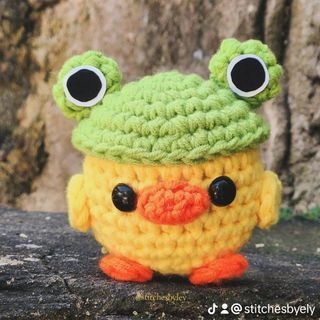 Duck Crochet Plushie Handmade