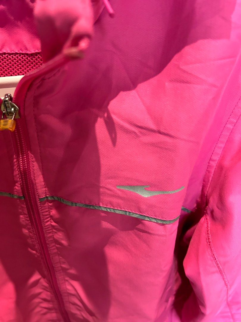 Erke Pink Rain Coat Spring Autumn Jacket Outerwear