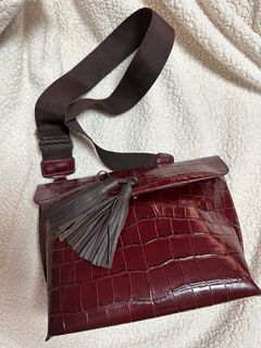Fino Red Leather Bag