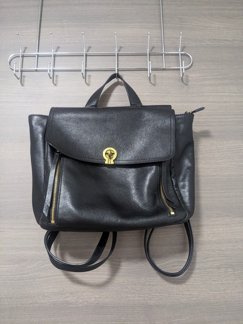 Fossil Amelia Convertible Backpack in Black Women s Fashion Bags