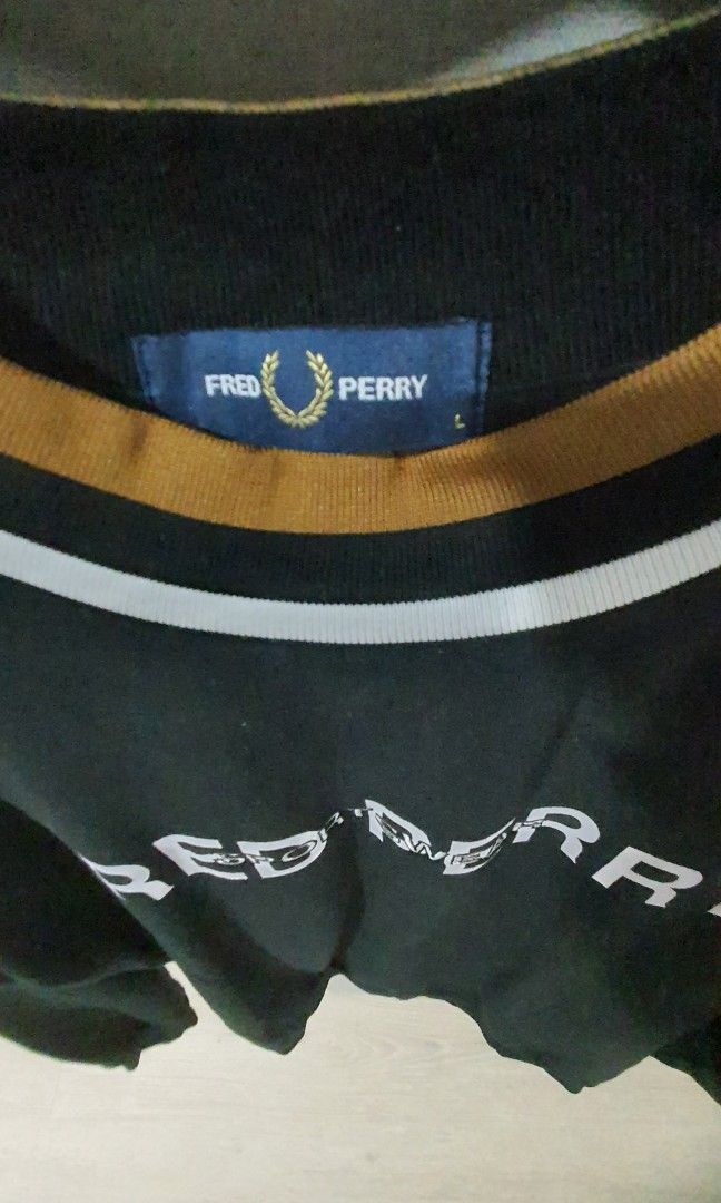 Fred Perry Pullover Size L Men s Fashion Tops Sets Tshirts
