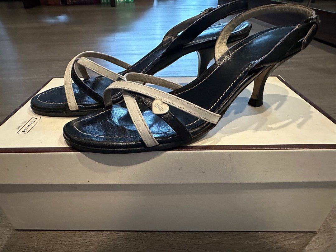 Coach strappy heels store
