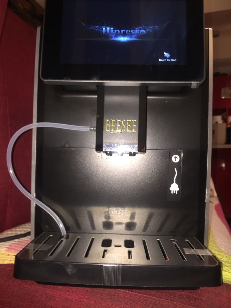 HIPRESSO SUPER FULLY AUTOMATIC ESPRESSO COFFEE MACHINE 7" HD TFT TOUCHSCREEN WITH MILK FROTHER