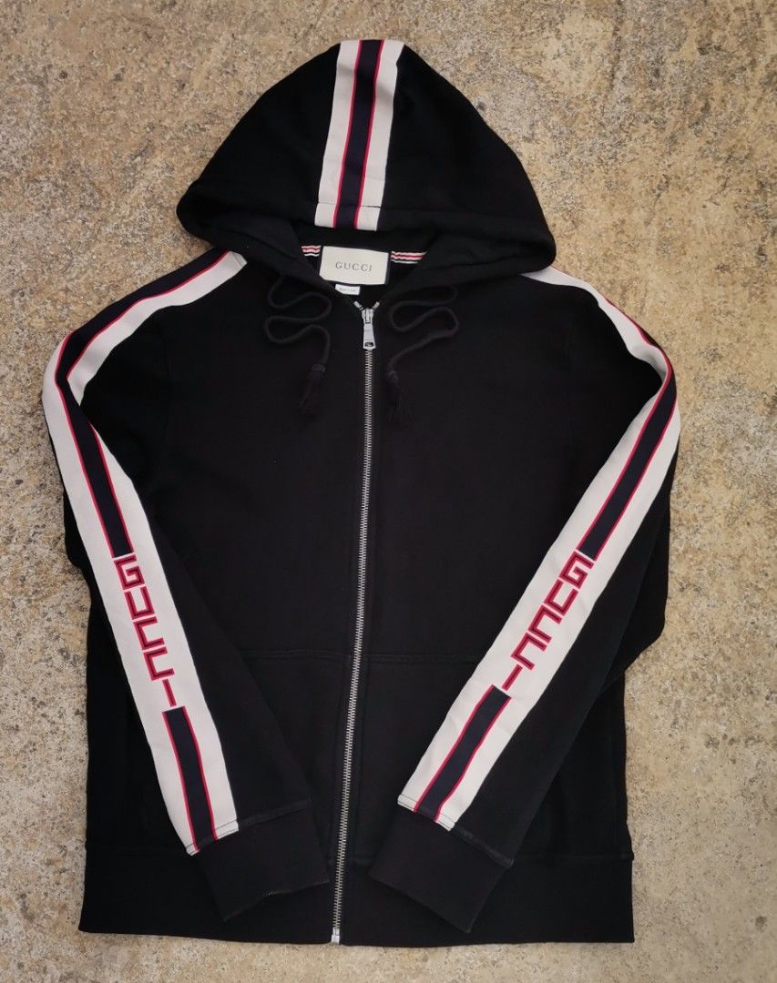 Gucci side stripe hoodie sales