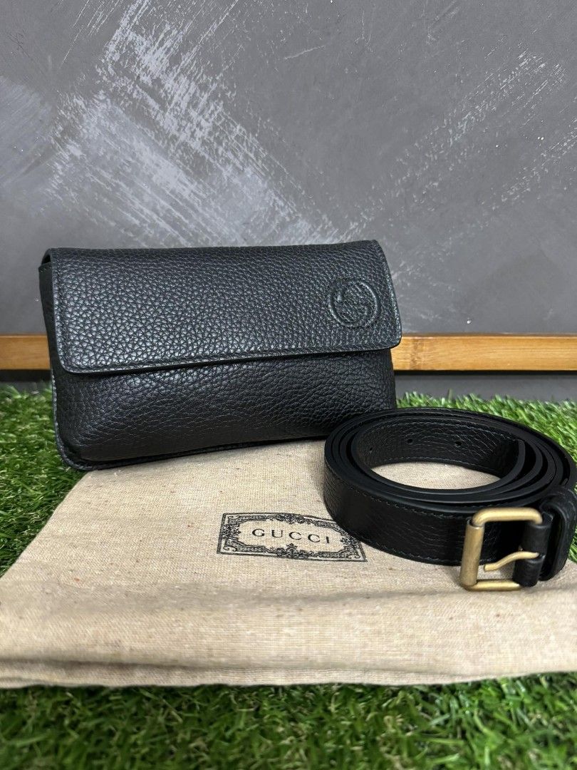Gucci Soho Pebble beltbag