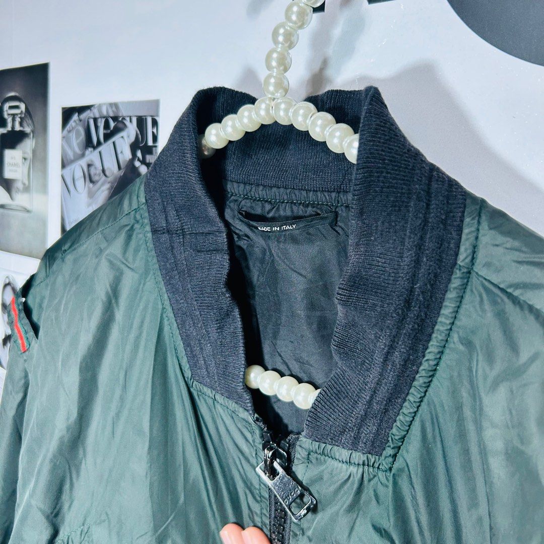 Gucci vintage bomber jacket Luxury Apparel on Carousell