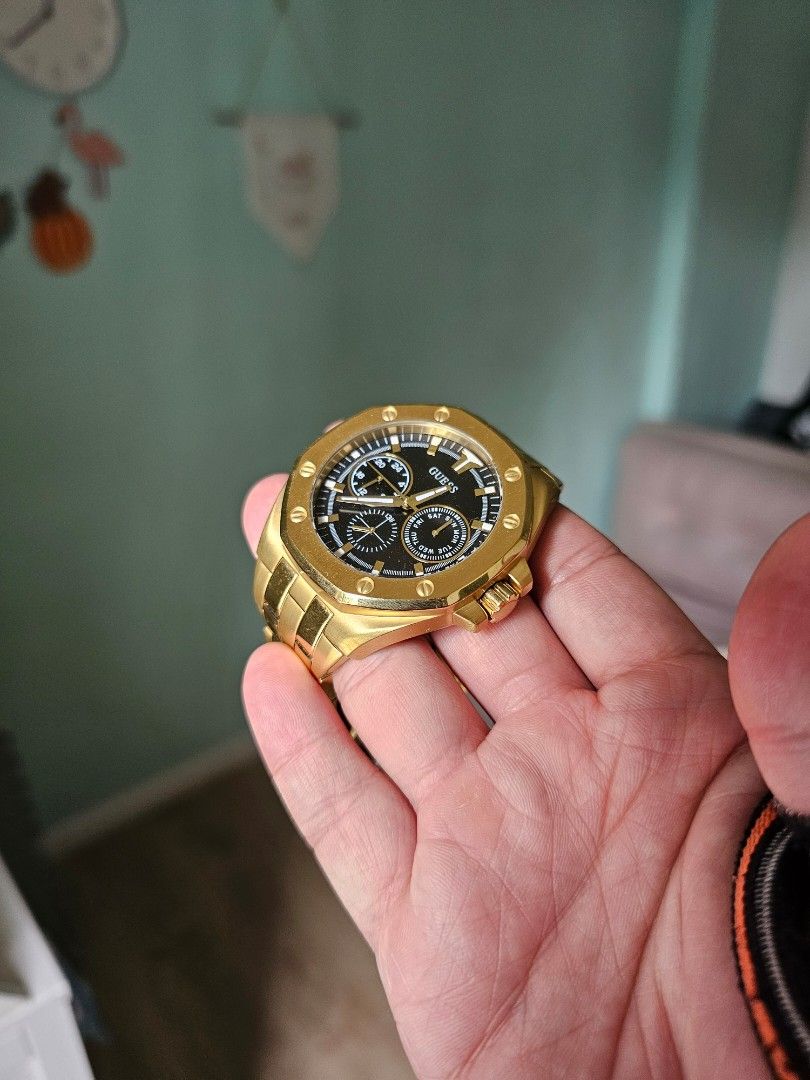Gold colored store watch