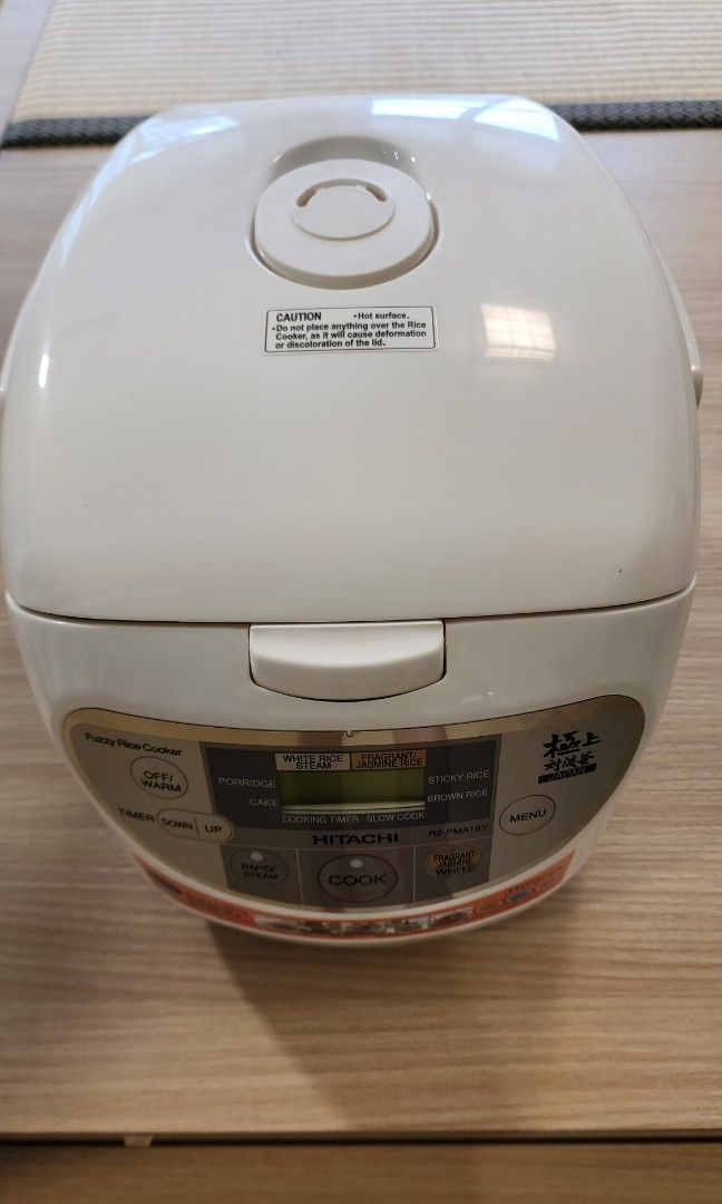 Hitachi Fuzzy Rice Cooker 1.8litre, Furniture & Home Living