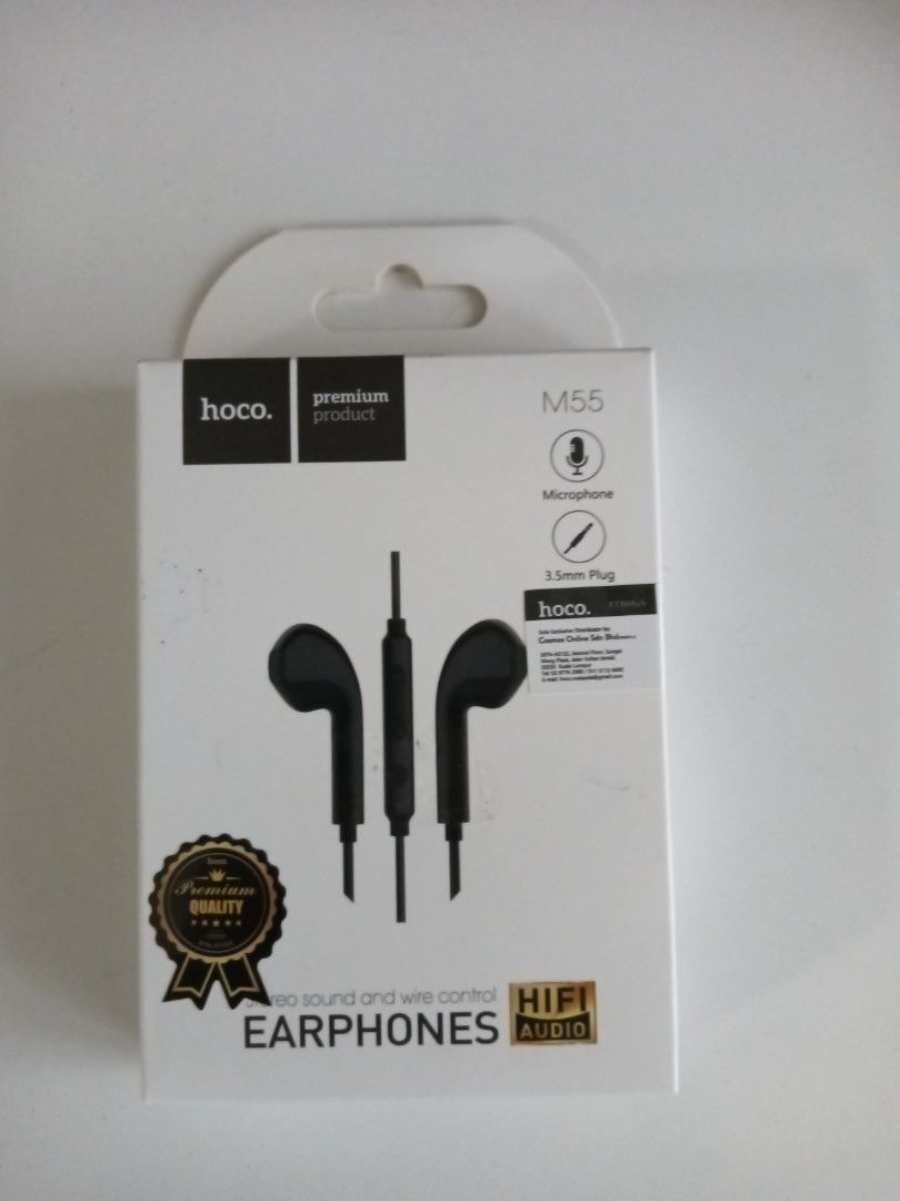 Hoco M55 earphones, Audio, Earphones on Carousell
