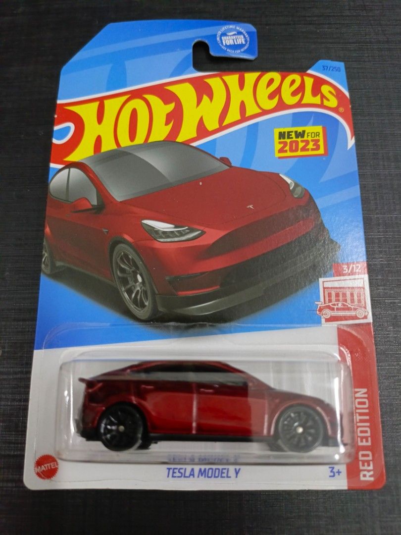 Hot wheels tesla sale model 3 red