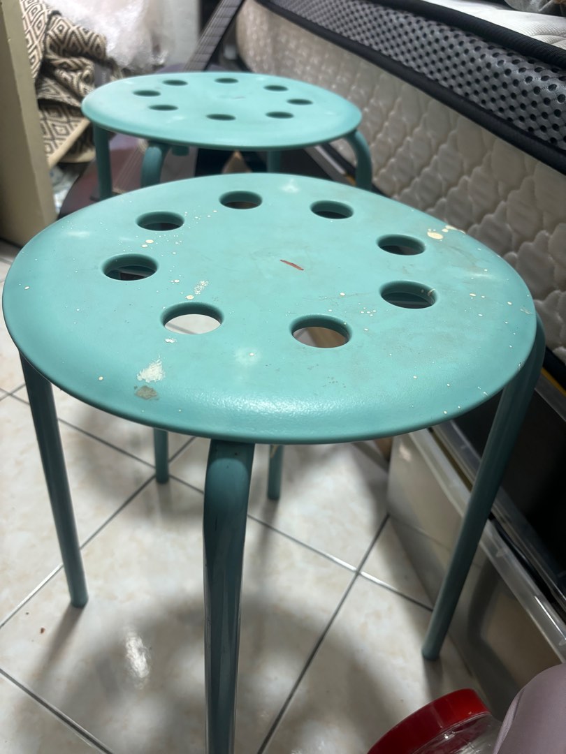Ikea stool 2 unit, Furniture & Home Living, Furniture, Chairs on Carousell