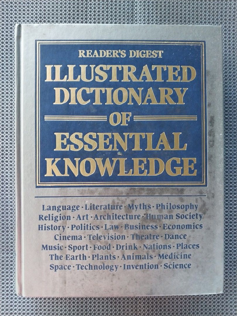 Illustrated Dictionary of Essential Knowledge (Category: Textbooks) located in Balagtas. Submitted by maka_lumang.gamit77 (Listing ID 1275484230, Image 1). Description: we Do lalamove or J&T.