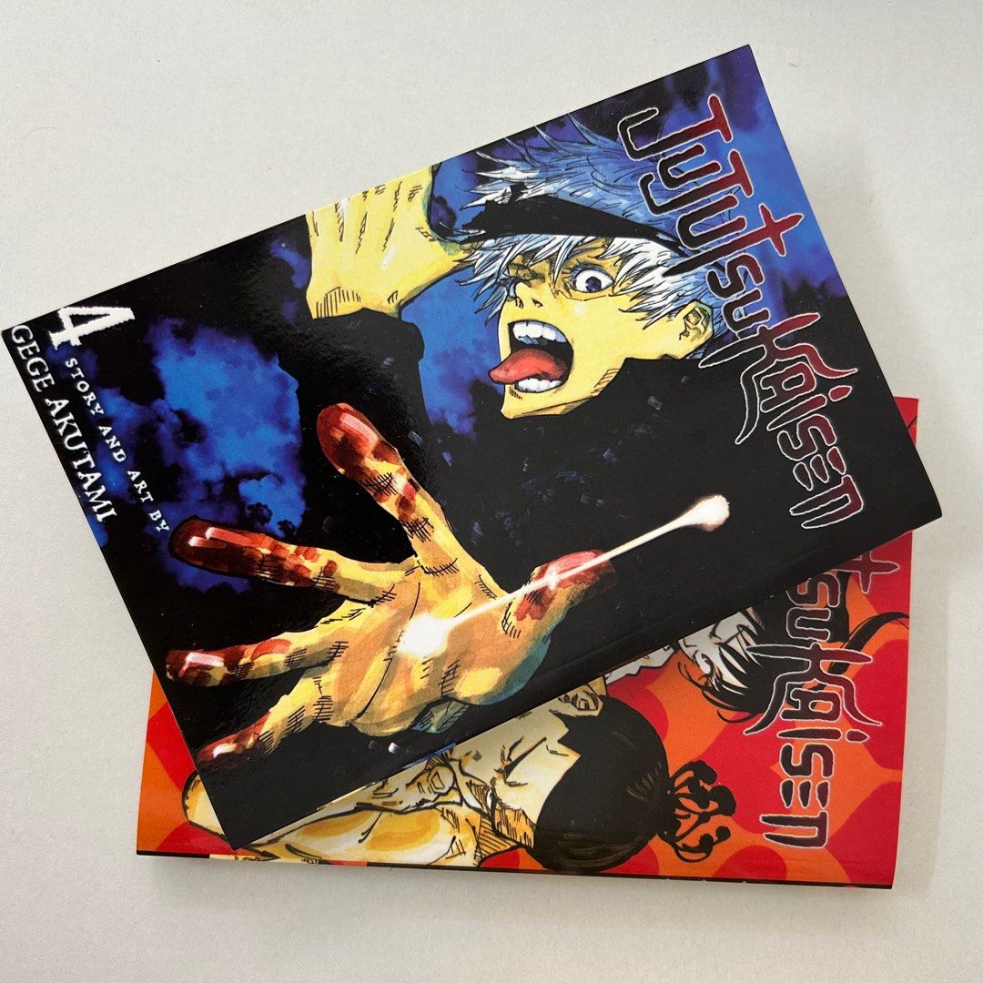 JJK Jujutsu Kaisen manga (vol.4 & vol.5), Hobbies & Toys, Books