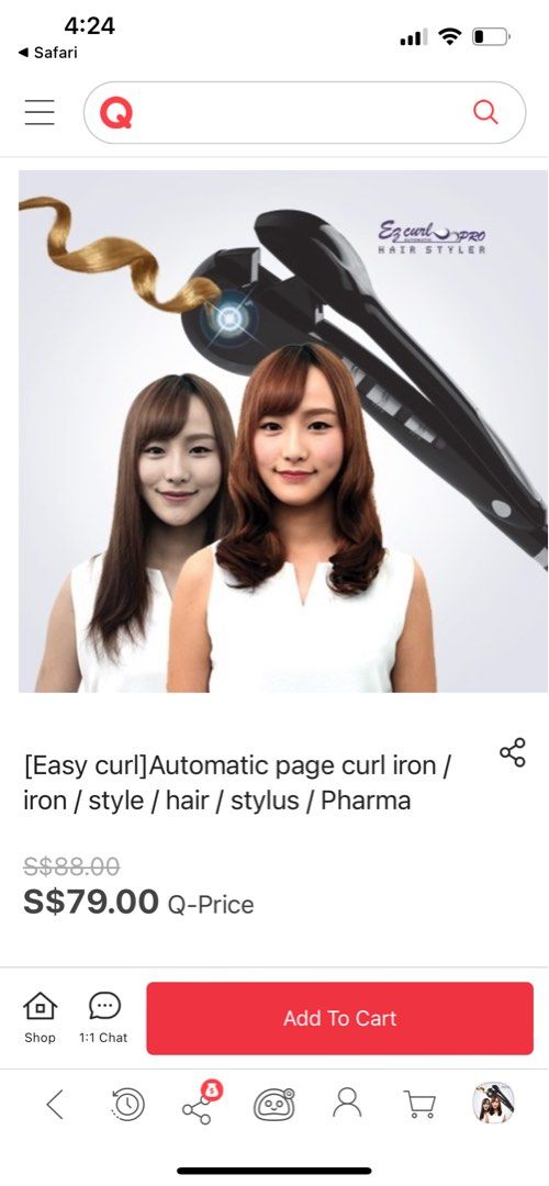 JML Ez curl hair curler Beauty Personal Care Hair on Carousell
