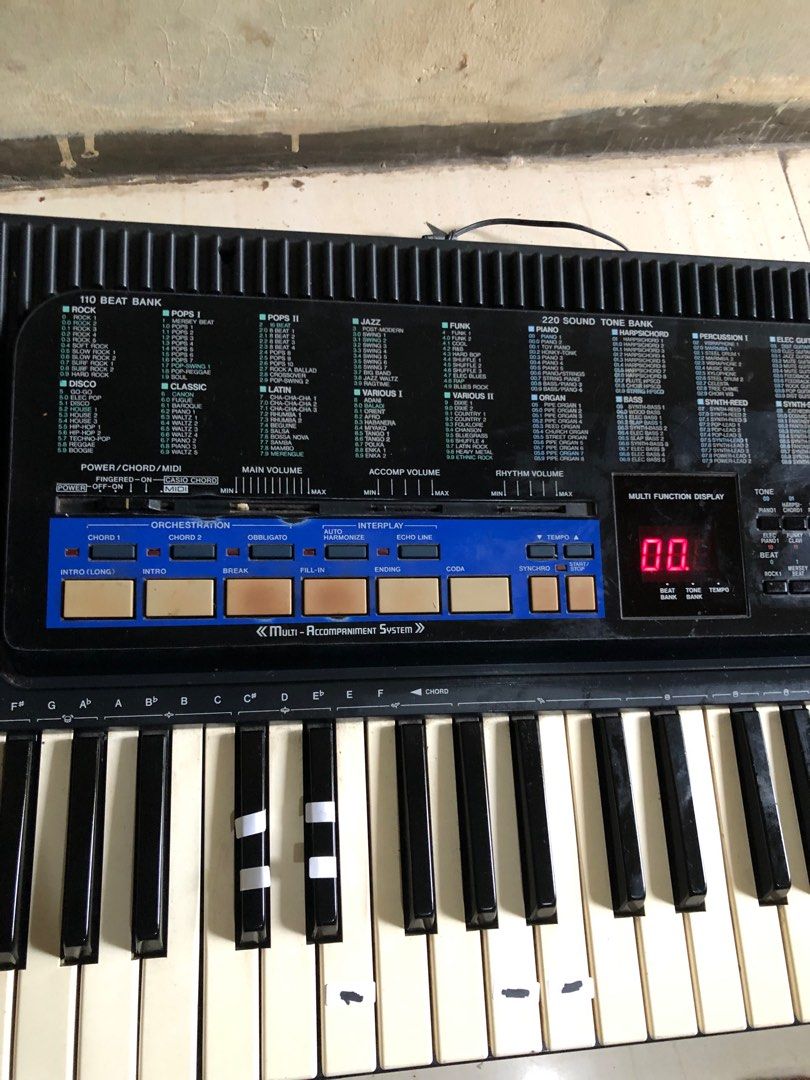 Keyboard piano casio tune bank ct670 not yamaha psr, Musik & Media