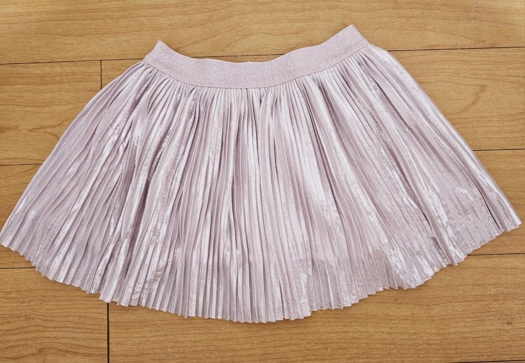 Pink pleated skirt target sales