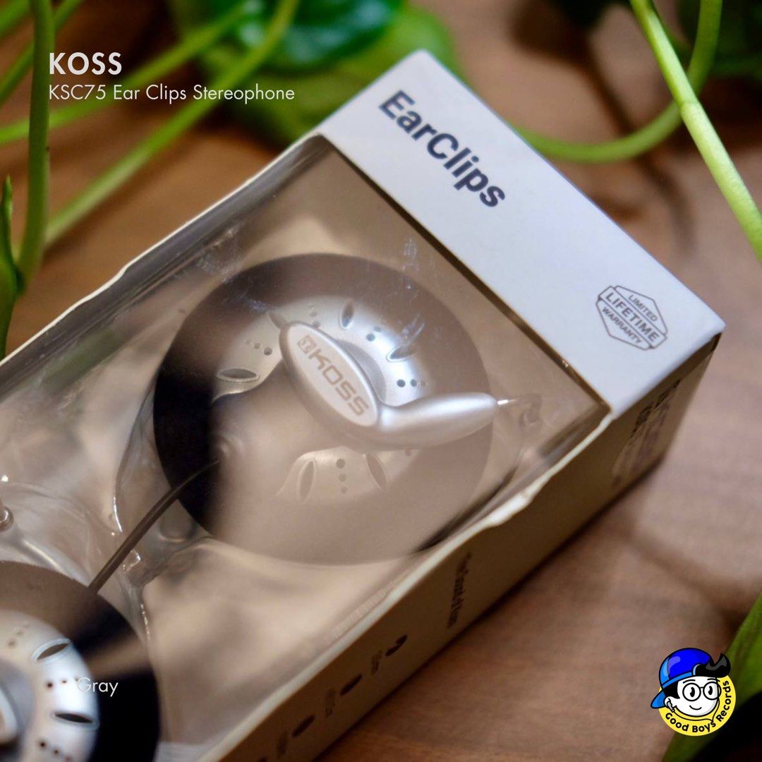 Koss KSC75 Ear Clips Stereophone Hi Fi (Category: Earphones) located in Manila. Submitted by goodboysrecords (Listing ID 1275520189, Image 2). Description: Same day delivery via Lalamove/Grab Location: Cubao, Quezon City.