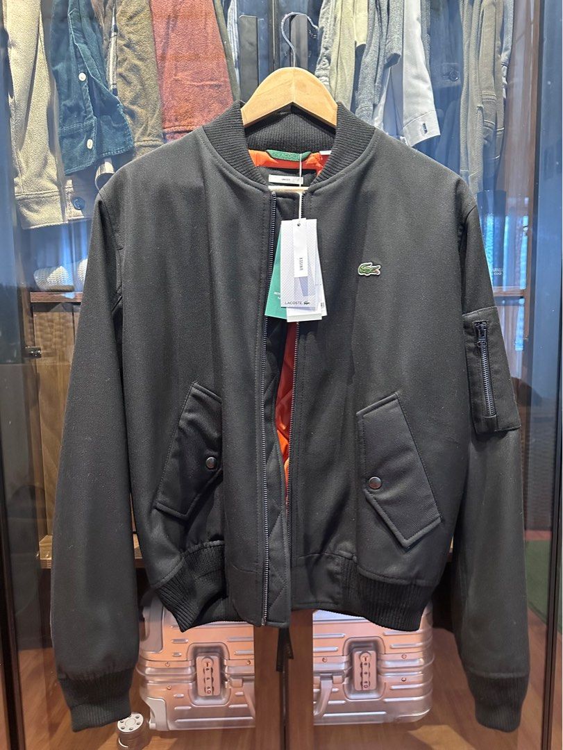Bombers lacoste noir outlet