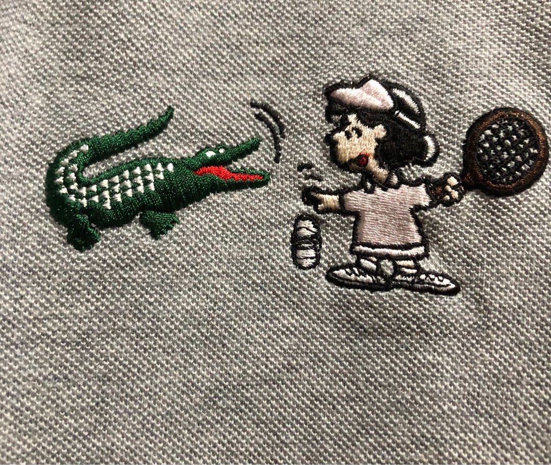 Lacoste X Lucy Peanuts, Women's Fashion, Tops, Shirts on Carousell