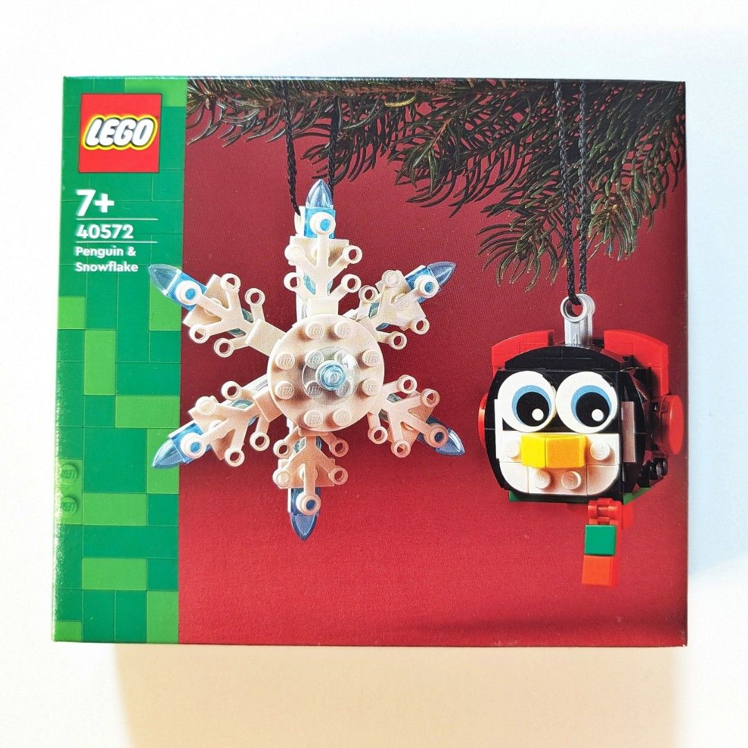 Lego 40572 Penguin Snowflake Christmas Ornament