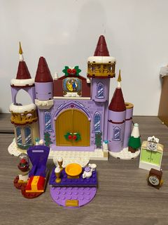 Lego disney belle's castle winter celebration disney princess building kit 43180 outlet