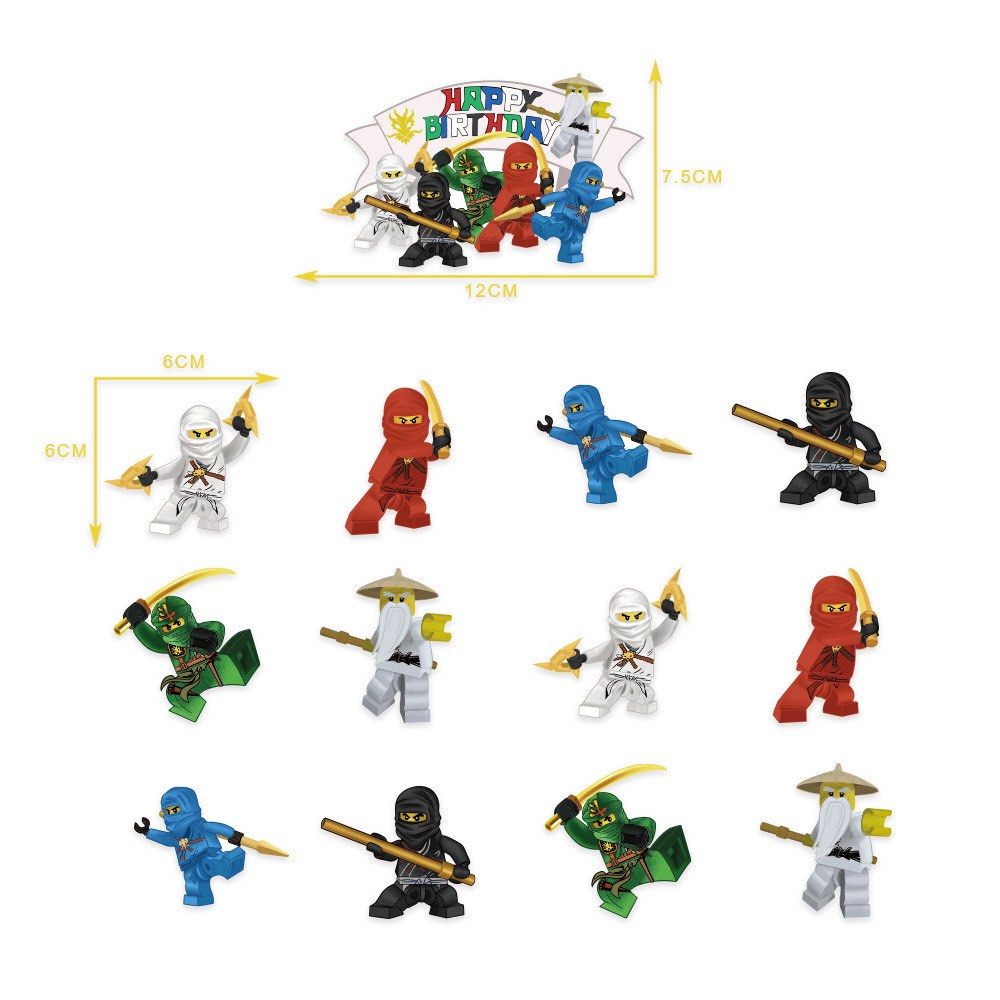 Ninjago cupcake 2025 toppers free printable