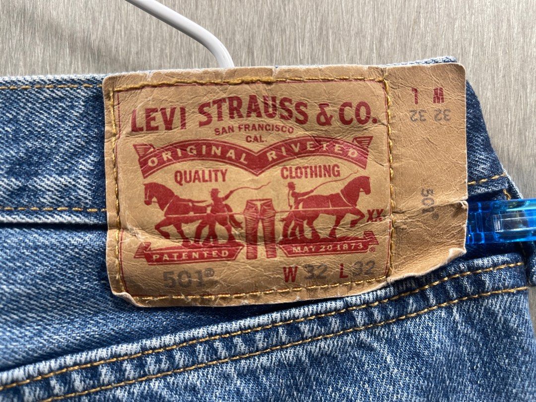 Levi's 501 (W32, L32), 男裝, 褲＆半截裙, 牛仔褲- Carousell