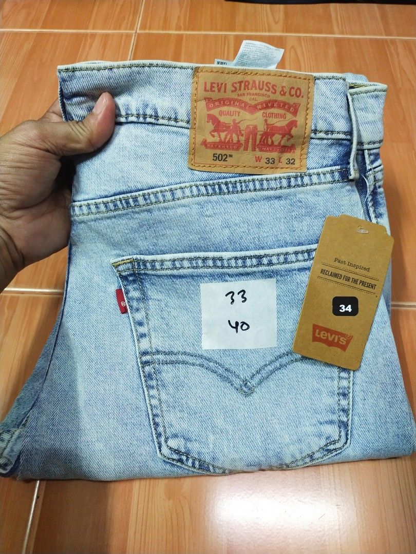 Levis 502 shop w33 l32