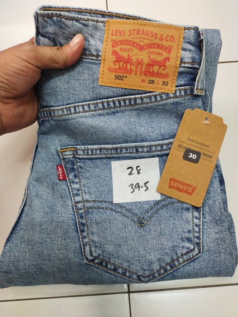 Levis 502 Stretch W28 L32 Men s Fashion Bottoms Jeans on Carousell