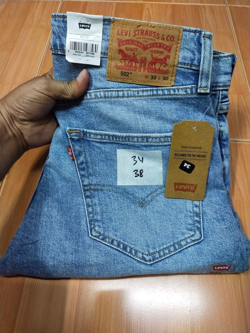 Levis 502 Stretch W33 L30 Men s Fashion Bottoms Jeans on Carousell