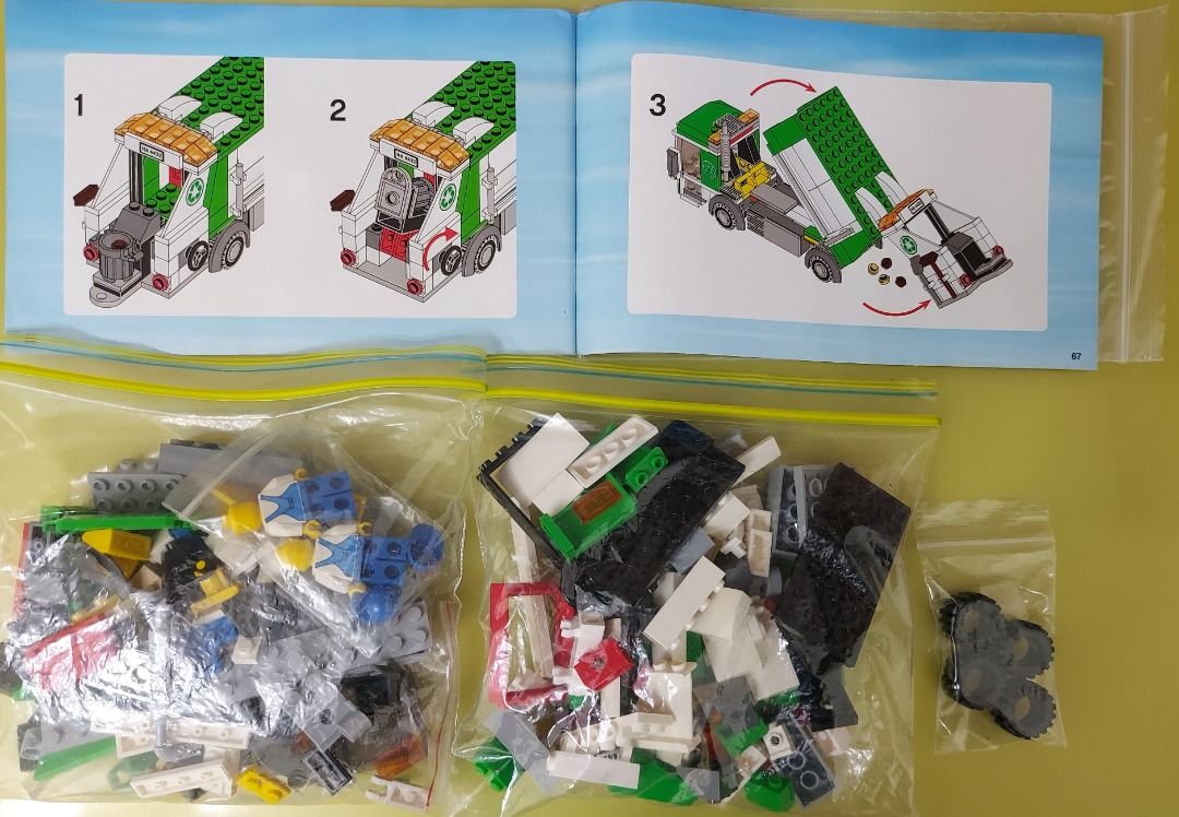 LIKE NEW* Lego City Garbage Truck Model 4432, Hobbies Toys