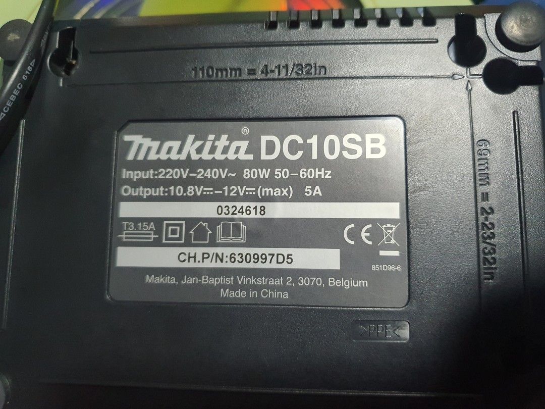 Makita dc10sb sales charger