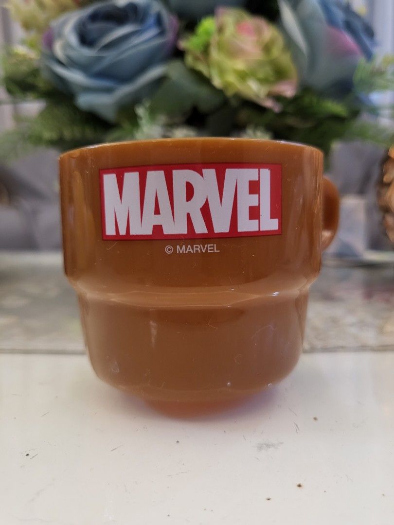 Marvel Brown Plastic Mug Cup (Category: Coffee & Tea Tableware) located in San Fernando. Submitted by jpmarketplace2023 (Listing ID 1275580017, Image 1). Description: -Marvel brown plastic mug cup for only PHP130 -Authentic from Japan.
