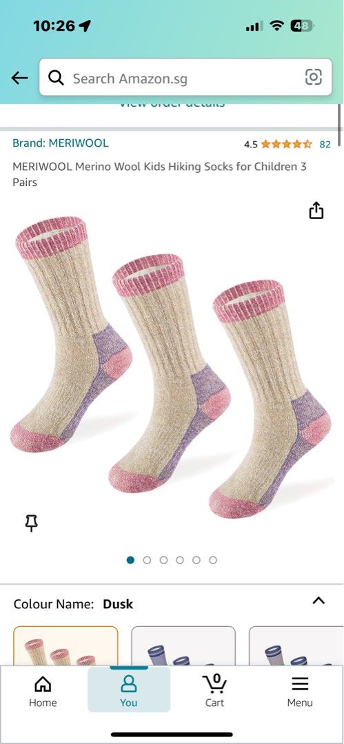  MERIWOOL Merino Wool Kids Hiking Socks for Children 3