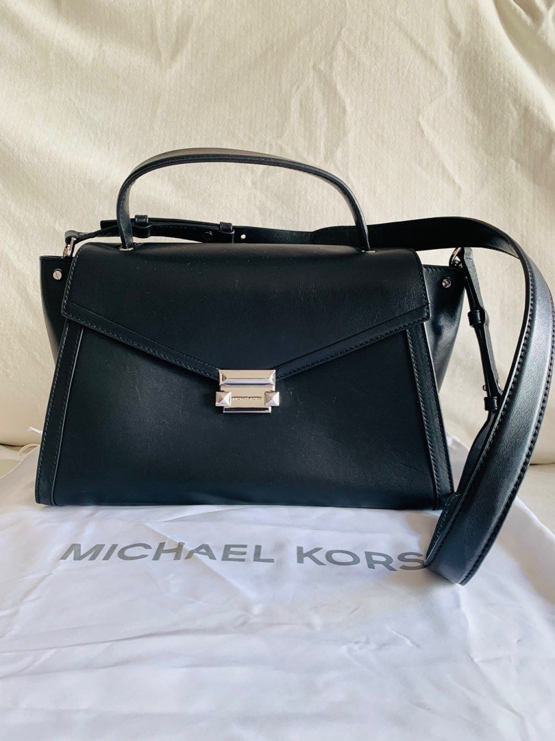 Michael kors whitney best sale large top handle satchel