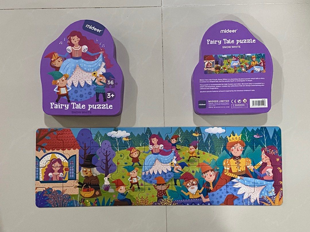 Mideer fairy tales puzzle Hobbies Toys Toys Games on Carousell