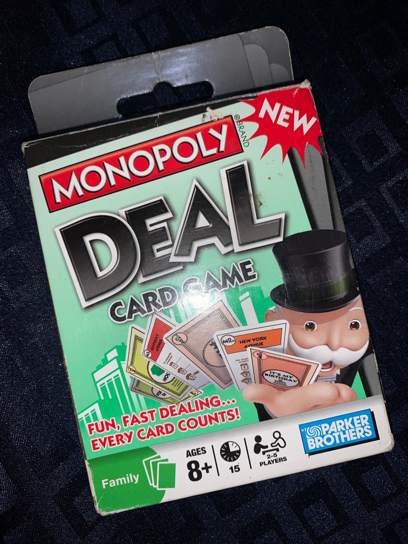 Monopoly Deal Card Game (AUTHENTIC), Hobbies & Toys, Toys & Games on ...