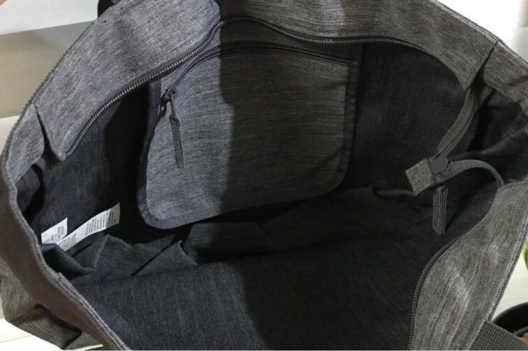 Muji Expandable Tote Bag (Gray), Women's Fashion, Bags & Wallets, Tote