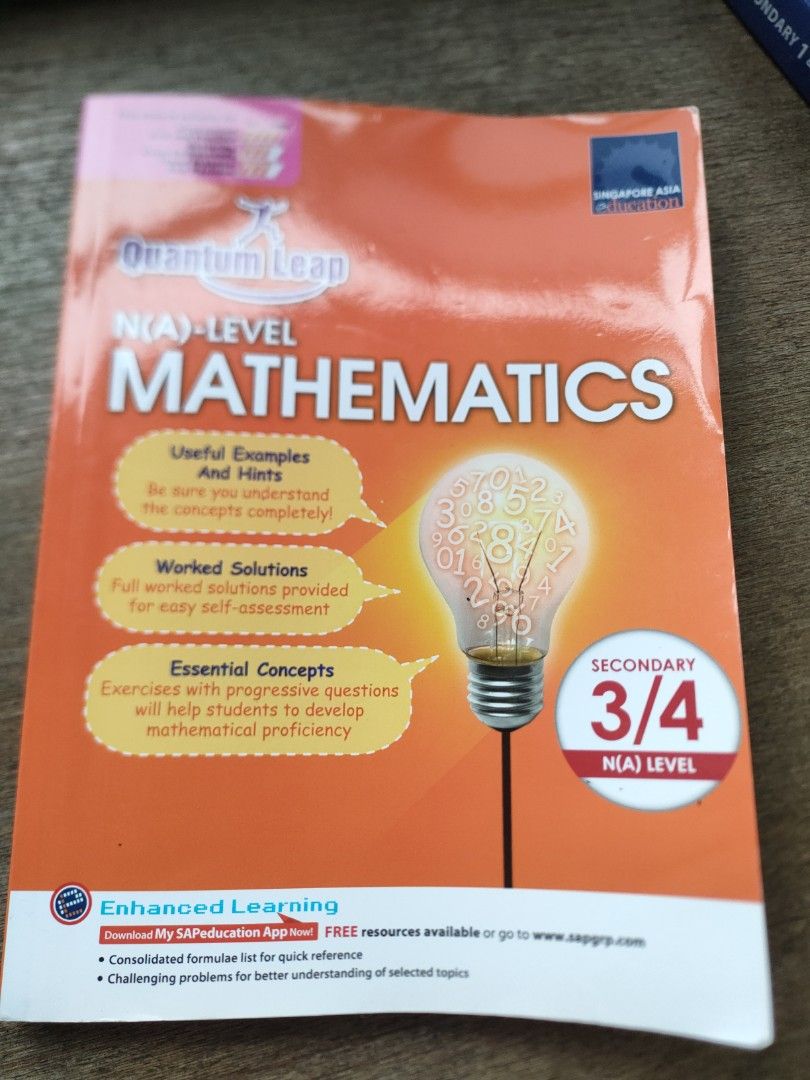 (Na) mathematics sec 3\/4, Hobbies \u0026 Toys, Books \u0026 Magazines, Assessment Books on Carousell