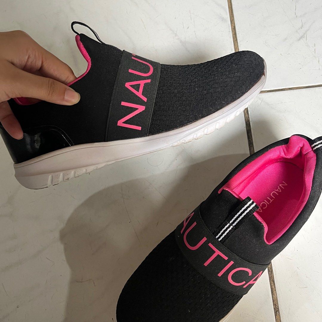 nautica pink sneakers