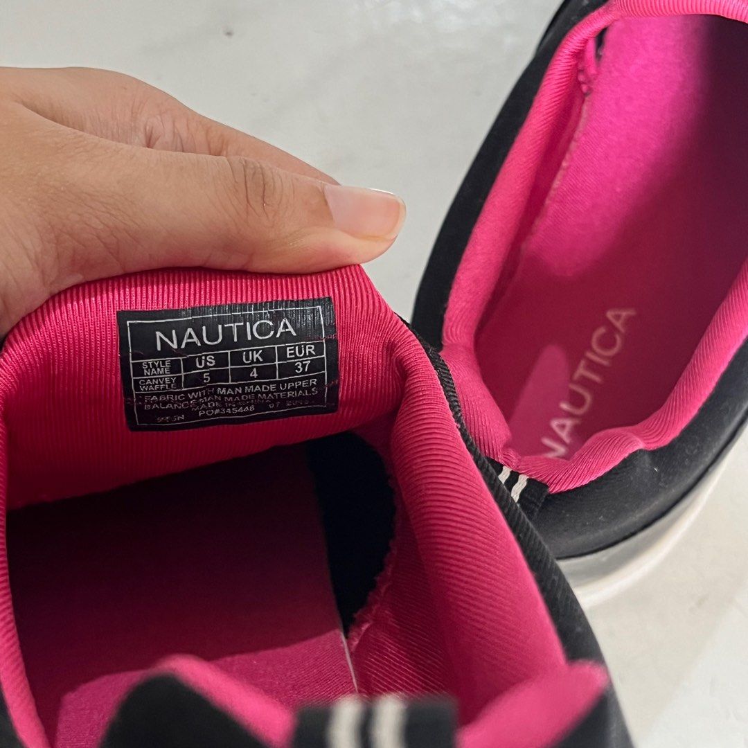 nautica pink sneakers